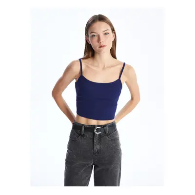 LC Waikiki Women's U Neck Straight Straps Crop