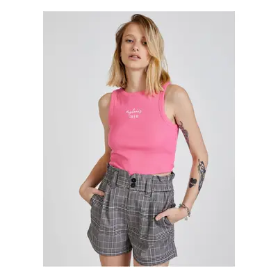 Růžový dámský cropped top TALLY WEiJL - Dámské