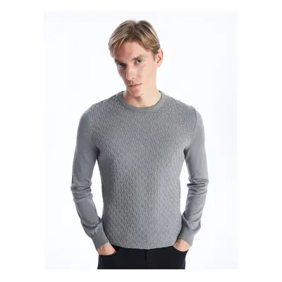 LC Waikiki Crew Neck Long Sleeve Men's Knitwear Sweater