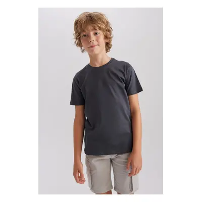 DEFACTO Boy's Regular Fit Short Sleeve T-Shirt