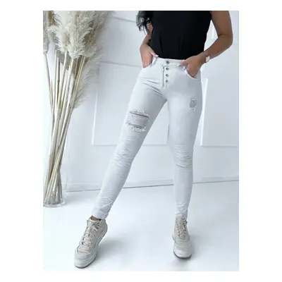 Jeans beige By la la cxp1216.ltbeige