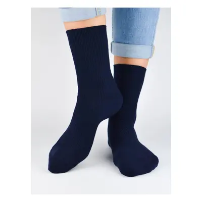 NOVITI Man's Socks SB030-M-03 Navy Blue