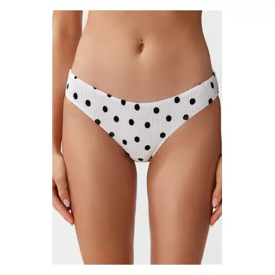 Trendyol Polka Dot Regular Bikini Bottom