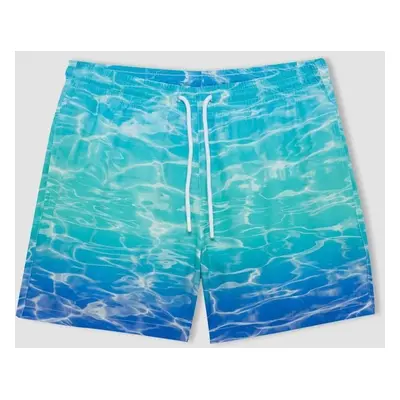 DEFACTO Patterned Short Swim Shorts