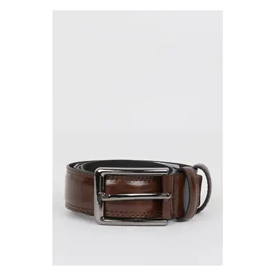 DEFACTO Men's Faux Leather Classic Belt