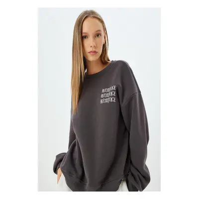 Koton Anthracite Youth Sweatshirt