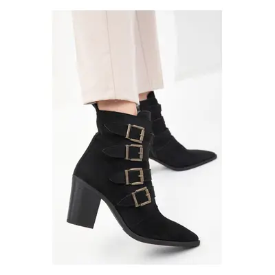 Soho Black Suede Women's Boots & Bootie