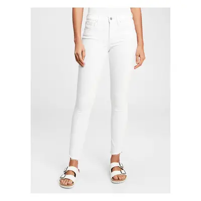 GAP Džíny mid rise true skinny jeans - Dámské