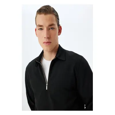 Koton Men's Black Shirt