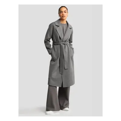 Big Star Woman's Coat Outerwear 903 Grey