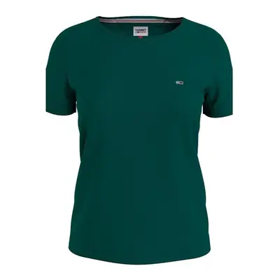 Tommy Jeans T-shirt - TJW SOFT JERSEY TEE green