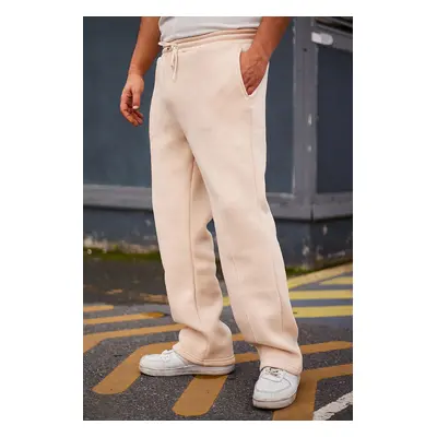 Trendyol Stone Regular/Straight Cut Stitch Detailed Sweatpants