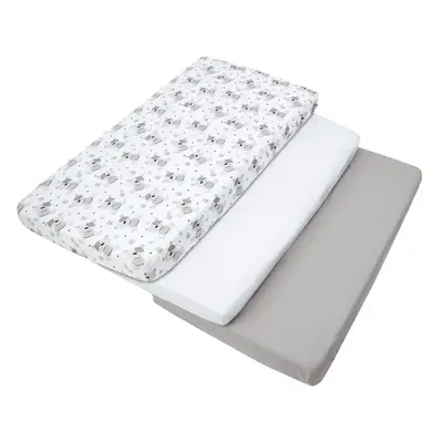 Medi Partners Set of pcs. Fitted Sheet 60x120 cm 100% Cotton Baby Bed Linen Mattress