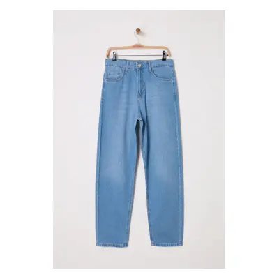 Trendyol Light Blue Men's Baggy Fit Jeans Trousers