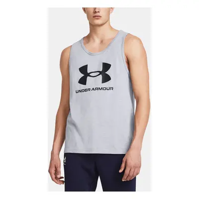 Under Armour Tílko UA SPORTSTYLE LOGO TANK-GRY - Pánské