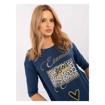 Blouse-CLM-BZ-0014.42-navy blue