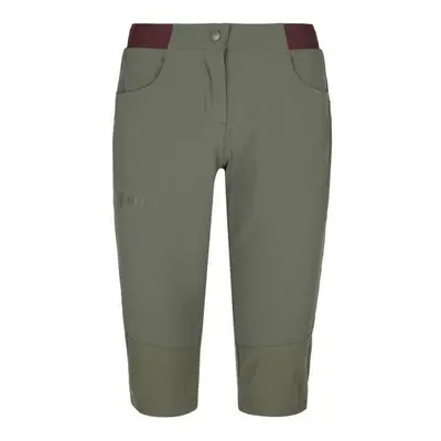 Dámské outdoorové 3/4 kalhoty Kilpi MEEDIN-W khaki