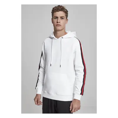 Stripe Shoulder Hoody wht/blk/firered