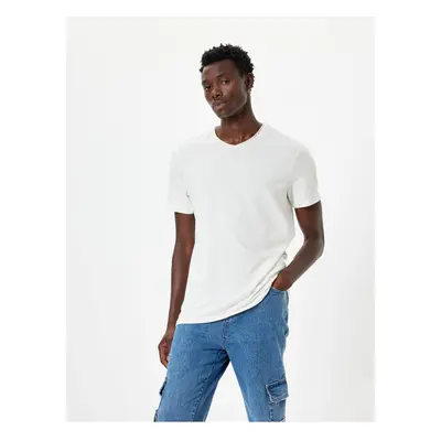 Koton Cotton Short Sleeve Crew Neck Basic T-Shirt