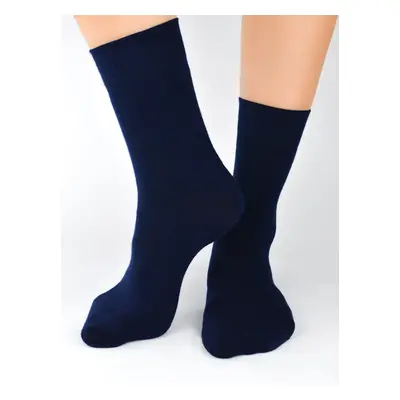 NOVITI Man's Socks SB008-M-02 Navy Blue