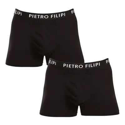 2PACK pánské boxerky Pietro Filipi černé