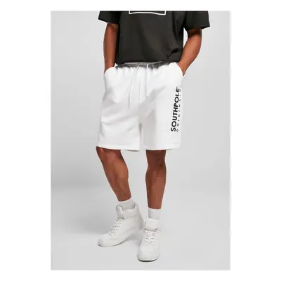 Southpole Basic Sweat Shorts bílé