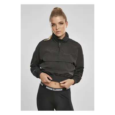 Dámská bunda Crinkle Nylon Pull Over Black