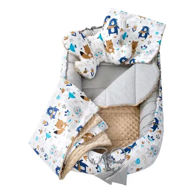 Medi Partners Cocoon in a 5-piece set (cocoon / insert / butterfly pillow / flat pillow / quilt 