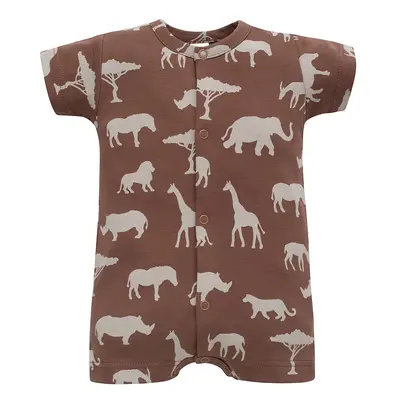 Pinokio Romper Buttoned Safari