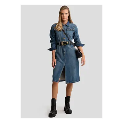 Big Star Woman's Denim Dress Dress 487