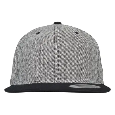 Melange Solid Snapback černá melanžová/černá