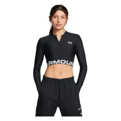 Dámské tričko Under Armour HeatGear Rib 1/4 Zip LS