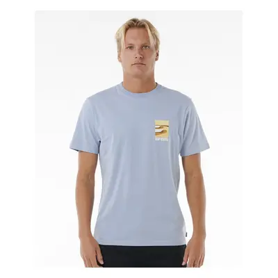 Tričko Rip Curl SURF REVIVAL LINED UP TEE Spray Blue