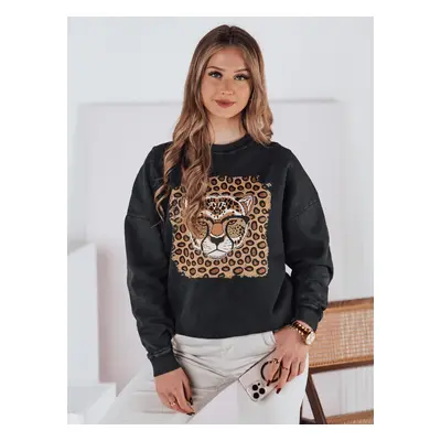 Bluza damska CHEETAHART grafitowa Dstreet