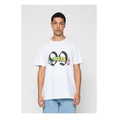 99 Problémy Rainbow Tee bílé