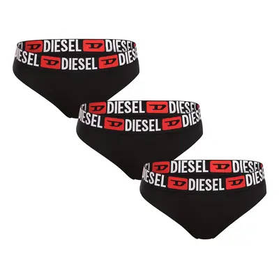 3PACK dámská tanga Diesel vícebarevná