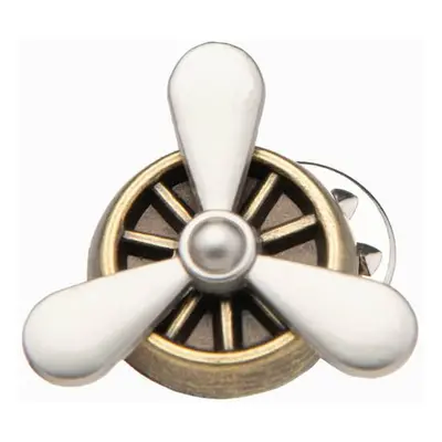 Ombre Metal decorative clothing pin propeller - brown