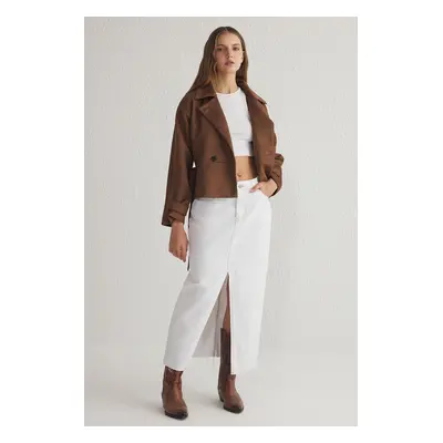 Trendyol Brown Regular Trench Coat