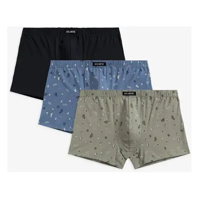 Pánské boxerky ATLANTIC 3Pack - vícebarevné