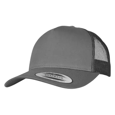 5-panelový Retro Trucker Cap dřevěné uhlí