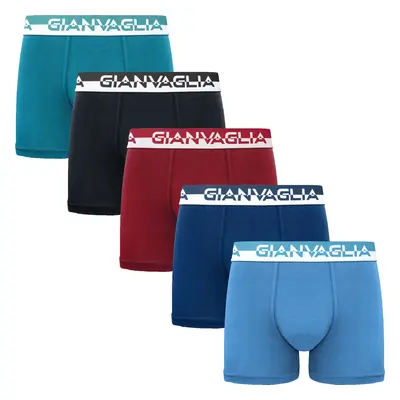 5PACK pánské boxerky Gianvaglia vícebarevné