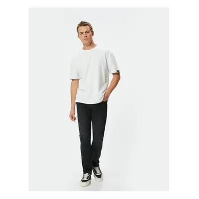 Koton Slim Fit Standard Waist Button Cotton Jeans - Brad Jean