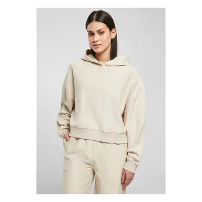 Dámská měkká tráva Oversized Short Rib Hoody s kapucí