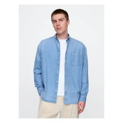 GAP Oversize džínová košile Big Shirt - Pánské