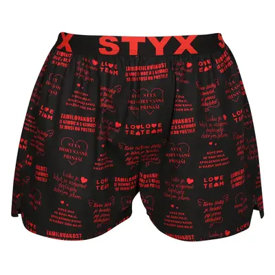 Pánské trenky Styx art sportovní guma Valentýn texty