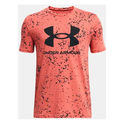 Chlapecké tričko Under Armour SPORSTYLE LOGO AOP SS