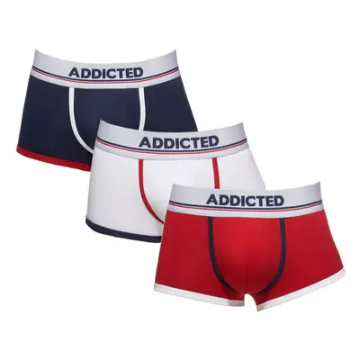 3PACK pánské boxerky Addicted vícebarevné