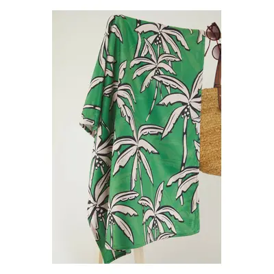 Trendyol Tropical Patterned Beach Towel