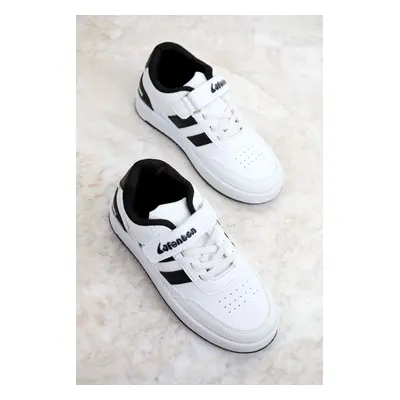 Soho Black and White Kids Sneakers