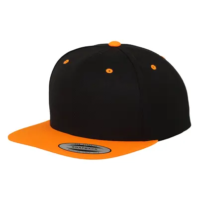 Klasický Snapback 2-Tone blk/neonorange